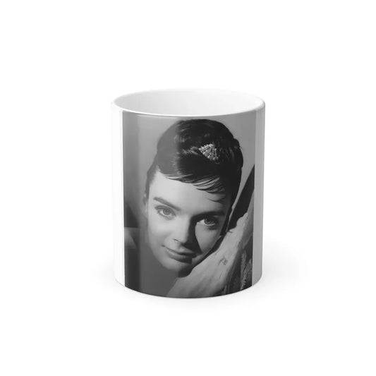 Barbara Steele #64 (Vintage Female Icon) Color Changing Coffee Mug 11oz - Go Mug Yourself