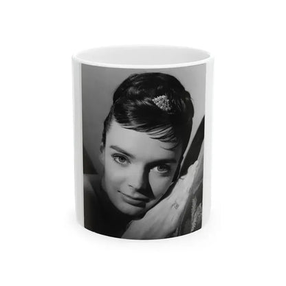 Barbara Steele #64 (Vintage Female Icon) White Coffee Mug 11oz - Go Mug Yourself