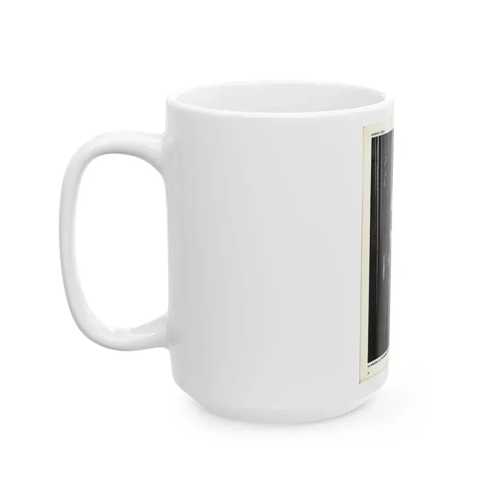 Barbara Steele #68 (Vintage Female Icon) White Coffee Mug - Go Mug Yourself