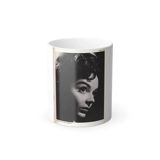 Barbara Steele #69 (Vintage Female Icon) Color Changing Coffee Mug 11oz - Go Mug Yourself