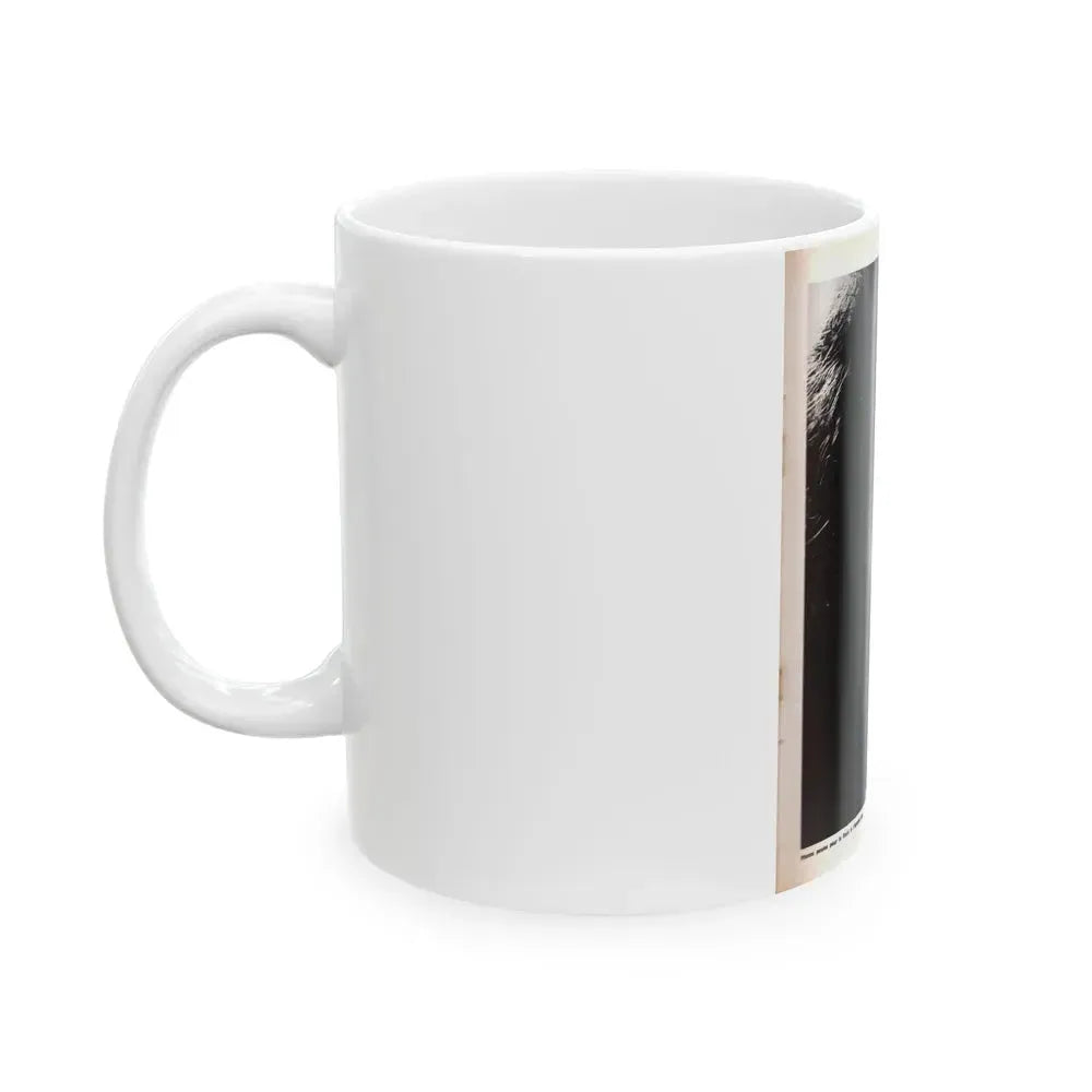 Barbara Steele #69 (Vintage Female Icon) White Coffee Mug - Go Mug Yourself