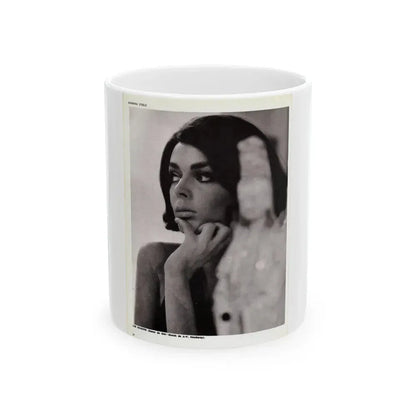 Barbara Steele #70 (Vintage Female Icon) White Coffee Mug 11oz - Go Mug Yourself