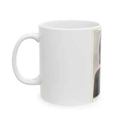 Barbara Steele #70 (Vintage Female Icon) White Coffee Mug - Go Mug Yourself