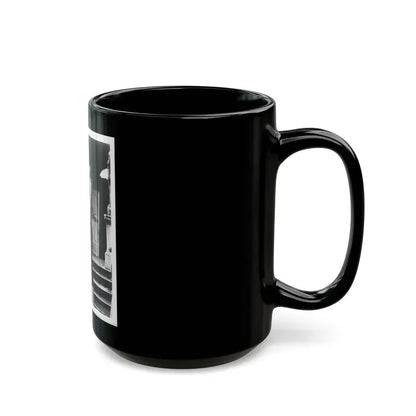 Barbara Steele #74 (Vintage Female Icon) Black Coffee Mug - Go Mug Yourself