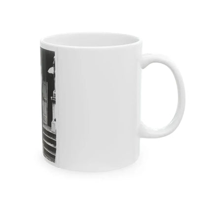 Barbara Steele #74 (Vintage Female Icon) White Coffee Mug - Go Mug Yourself