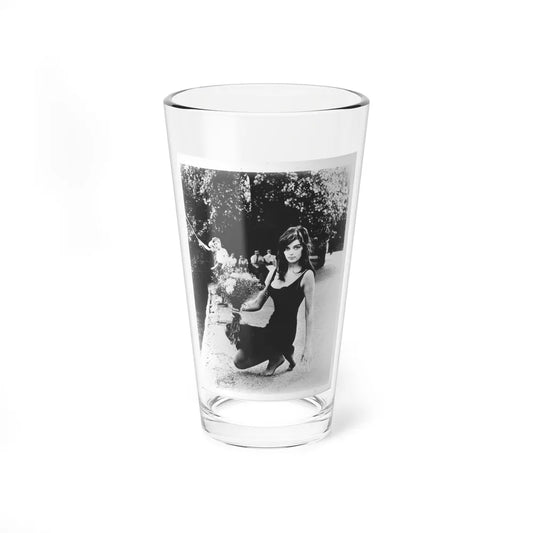 Barbara Steele #75 (Vintage Female Icon) Pint Glass 16oz-16oz-Go Mug Yourself