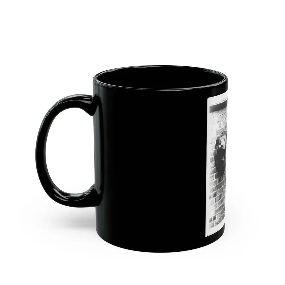 Barbara Steele #76 (Vintage Female Icon) Black Coffee Mug - Go Mug Yourself