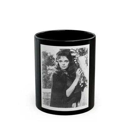 Barbara Steele #78 (Vintage Female Icon) Black Coffee Mug 11oz - Go Mug Yourself