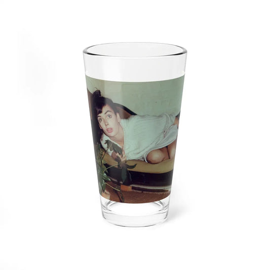 Barbara Steele #94 (Vintage Female Icon) Pint Glass 16oz-16oz-Go Mug Yourself