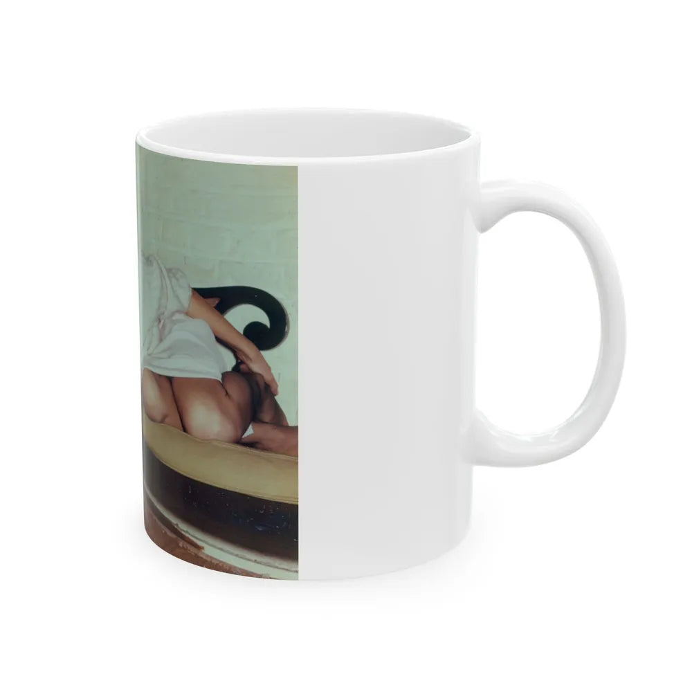 Barbara Steele #94 (Vintage Female Icon) White Coffee Mug-Go Mug Yourself