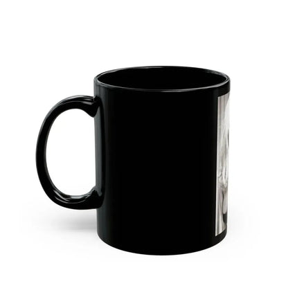 Barbara Valentin #01 (Vintage Female Icon) Black Coffee Mug - Go Mug Yourself