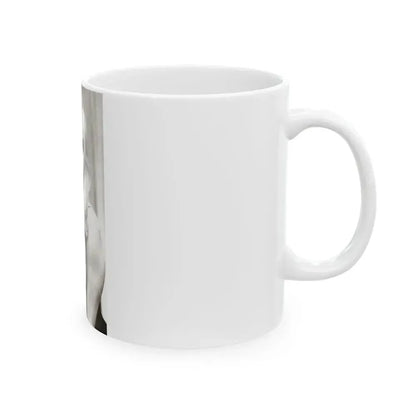 Barbara Valentin #01 (Vintage Female Icon) White Coffee Mug - Go Mug Yourself