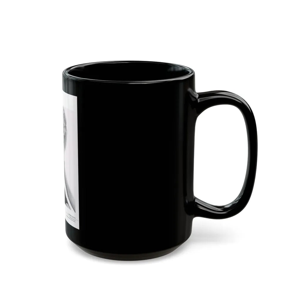 Barbara Valentin #03 (Vintage Female Icon) Black Coffee Mug-Go Mug Yourself