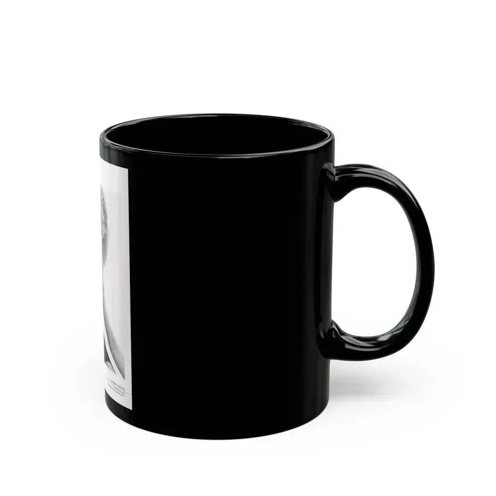 Barbara Valentin #03 (Vintage Female Icon) Black Coffee Mug - Go Mug Yourself