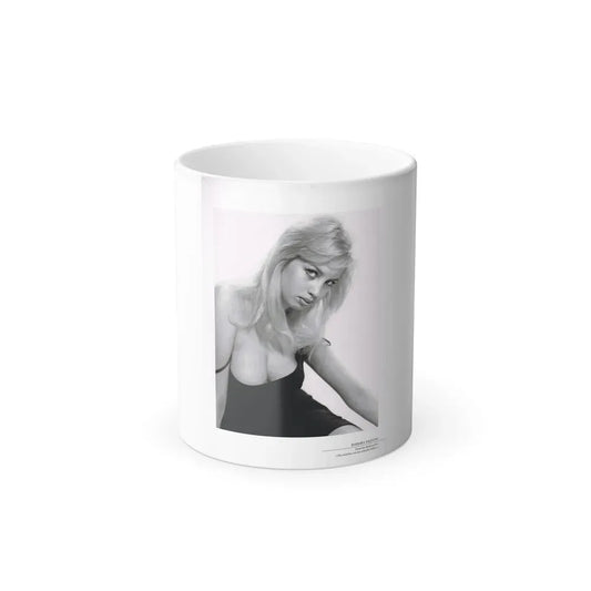Barbara Valentin #03 (Vintage Female Icon) Color Changing Coffee Mug 11oz - Go Mug Yourself