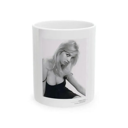 Barbara Valentin #03 (Vintage Female Icon) White Coffee Mug 11oz - Go Mug Yourself