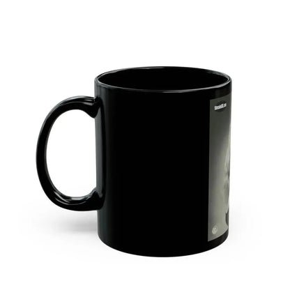 Barbara Valentin #04 (Vintage Female Icon) Black Coffee Mug - Go Mug Yourself