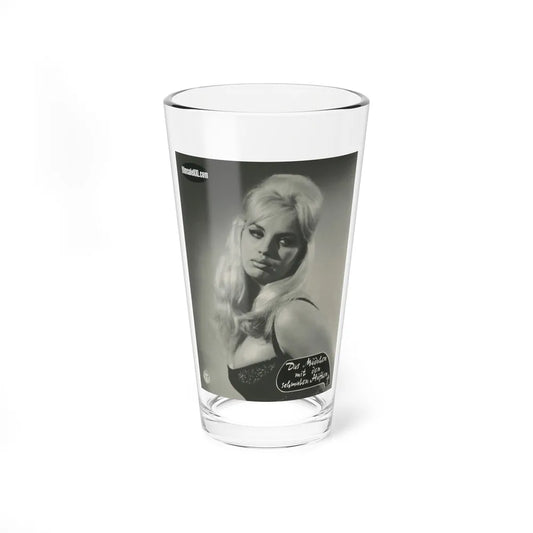 Barbara Valentin #04 (Vintage Female Icon) Pint Glass 16oz-16oz-Go Mug Yourself