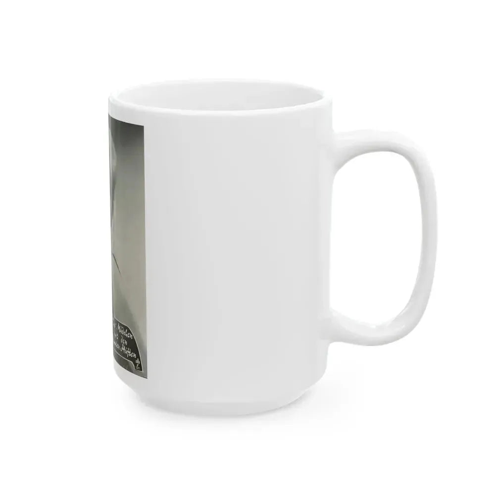 Barbara Valentin #04 (Vintage Female Icon) White Coffee Mug - Go Mug Yourself