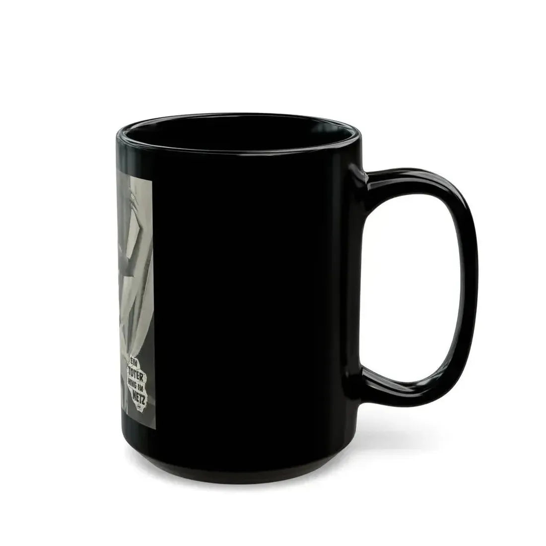 Barbara Valentin #05 (Vintage Female Icon) Black Coffee Mug - Go Mug Yourself