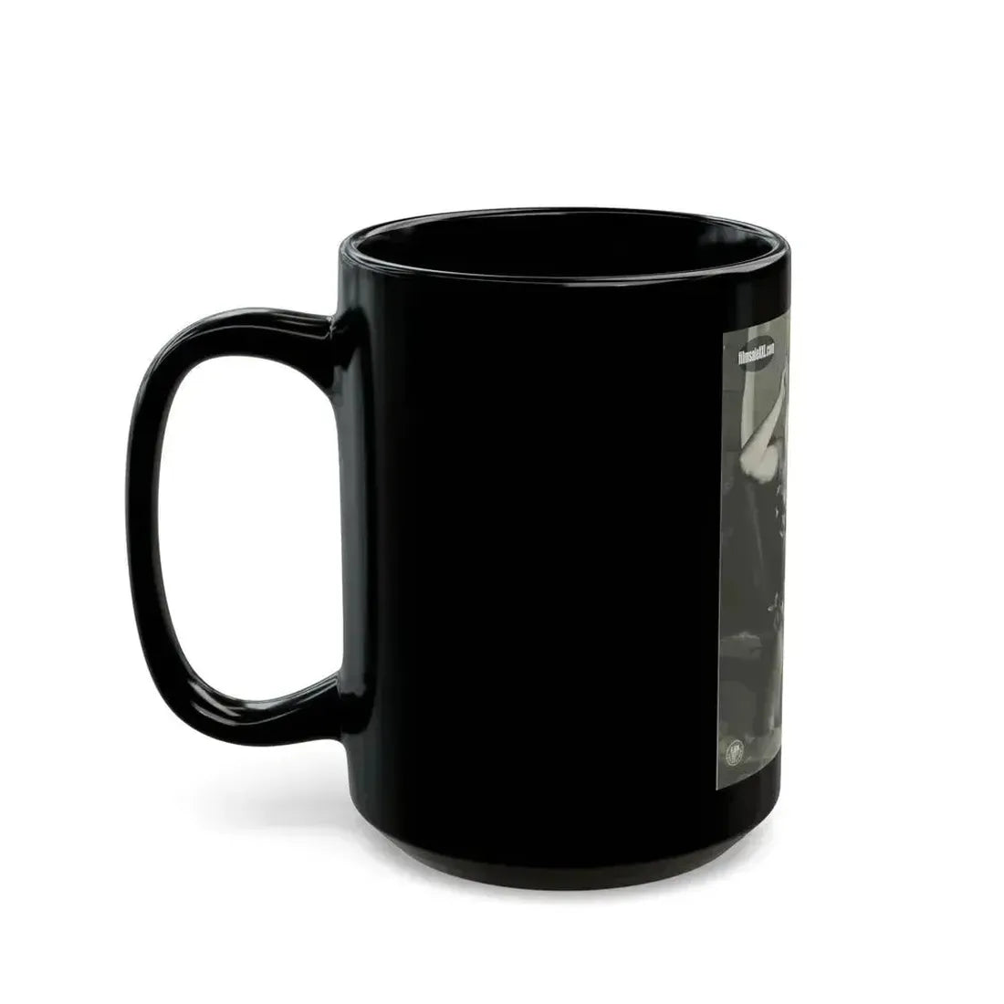Barbara Valentin #05 (Vintage Female Icon) Black Coffee Mug - Go Mug Yourself