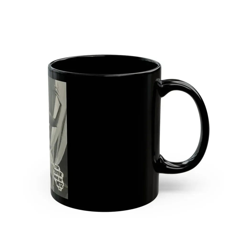 Barbara Valentin #05 (Vintage Female Icon) Black Coffee Mug - Go Mug Yourself
