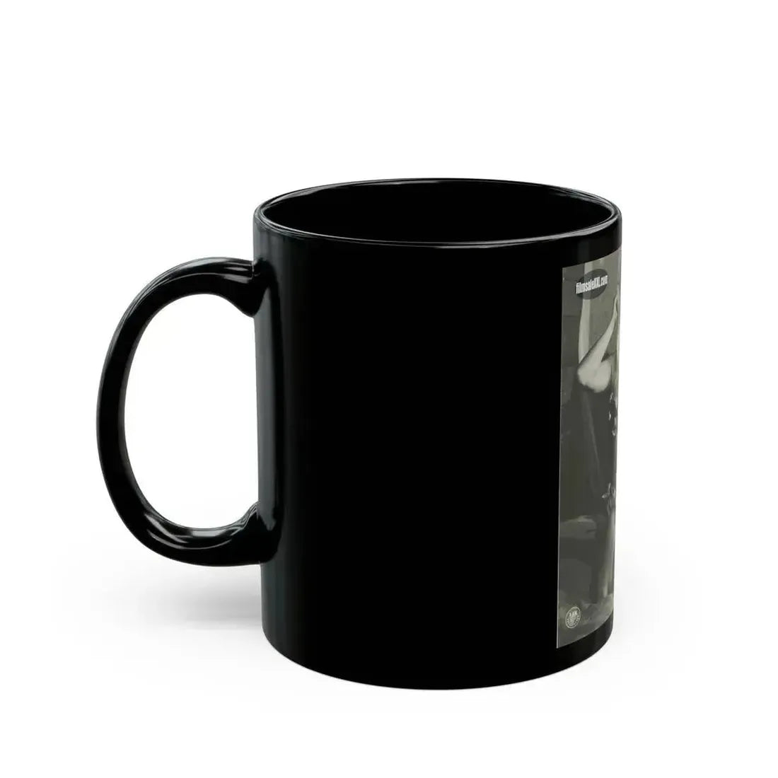 Barbara Valentin #05 (Vintage Female Icon) Black Coffee Mug - Go Mug Yourself