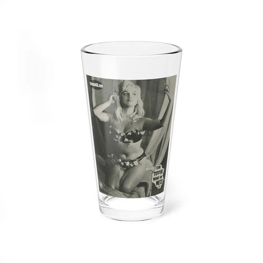 Barbara Valentin #05 (Vintage Female Icon) Pint Glass 16oz-16oz-Go Mug Yourself