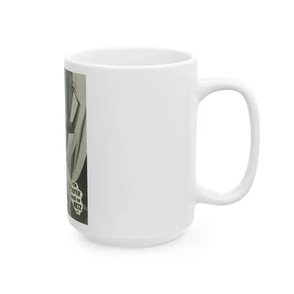 Barbara Valentin #05 (Vintage Female Icon) White Coffee Mug - Go Mug Yourself