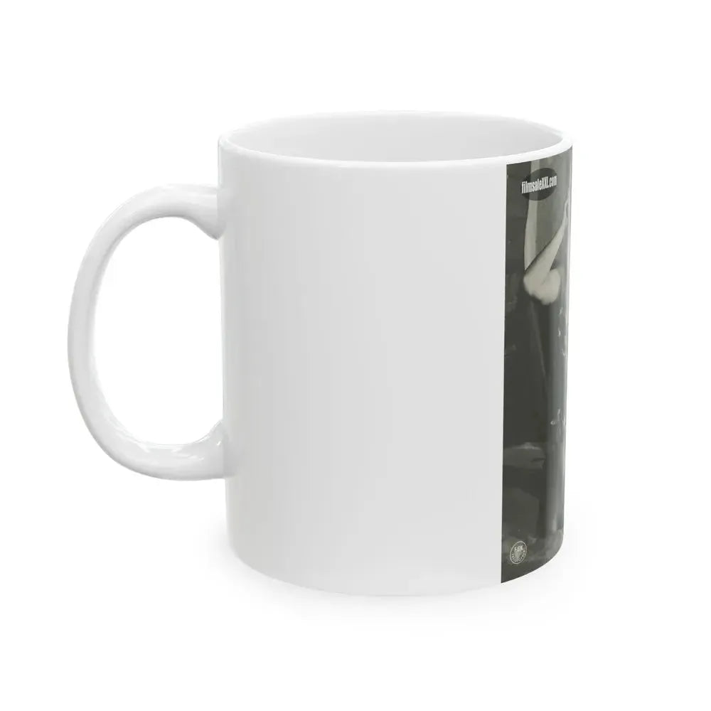 Barbara Valentin #05 (Vintage Female Icon) White Coffee Mug - Go Mug Yourself