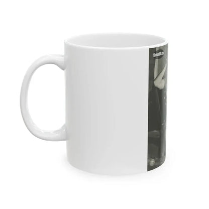 Barbara Valentin #05 (Vintage Female Icon) White Coffee Mug - Go Mug Yourself