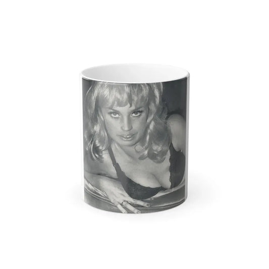 Barbara Valentin #06 (Vintage Female Icon) Color Changing Coffee Mug 11oz - Go Mug Yourself