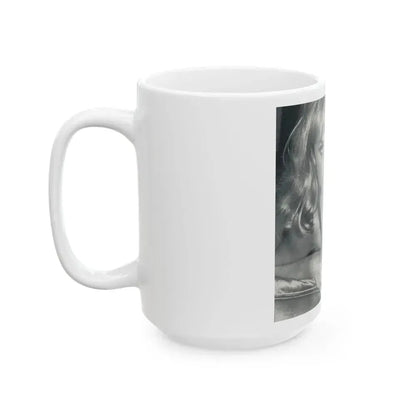 Barbara Valentin #06 (Vintage Female Icon) White Coffee Mug - Go Mug Yourself