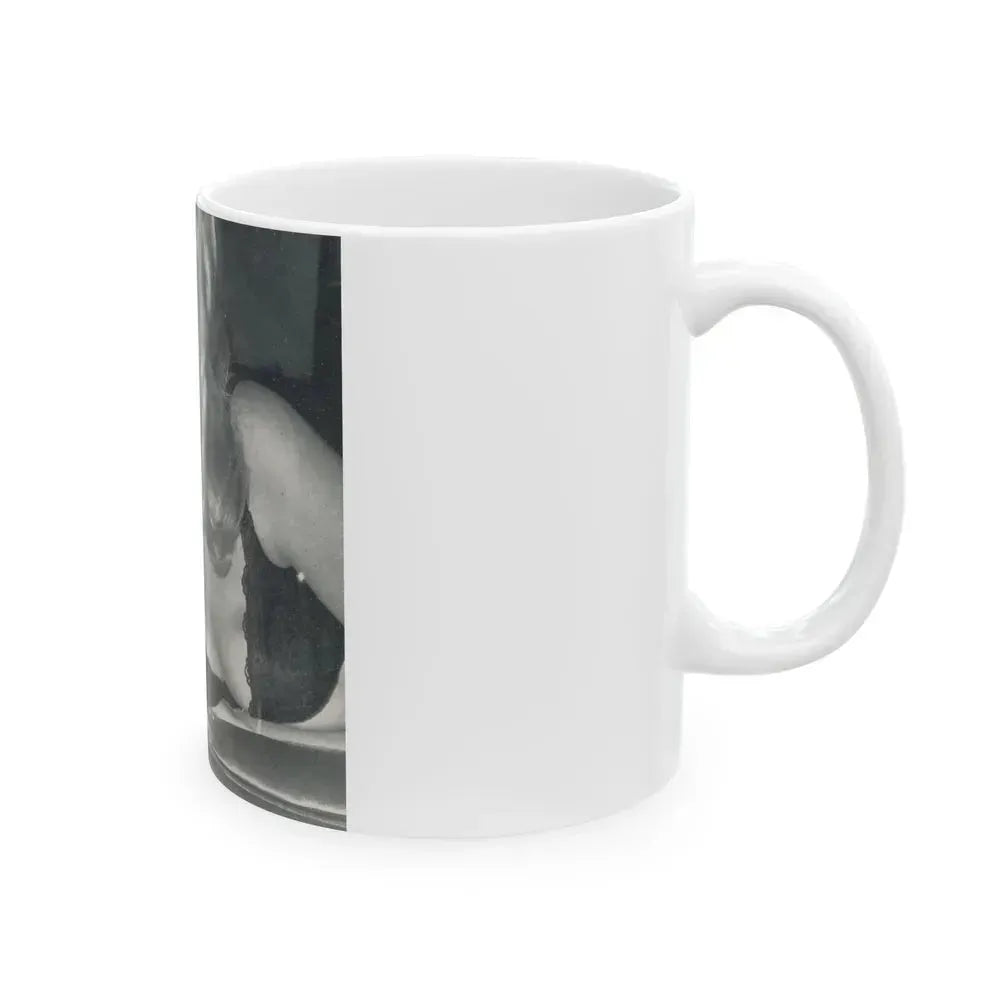 Barbara Valentin #06 (Vintage Female Icon) White Coffee Mug - Go Mug Yourself