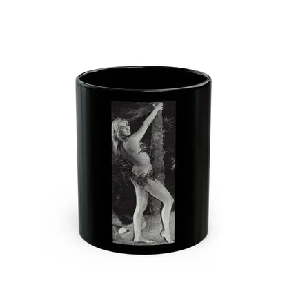 Barbara Valentin #07 (Vintage Female Icon) Black Coffee Mug 11oz - Go Mug Yourself