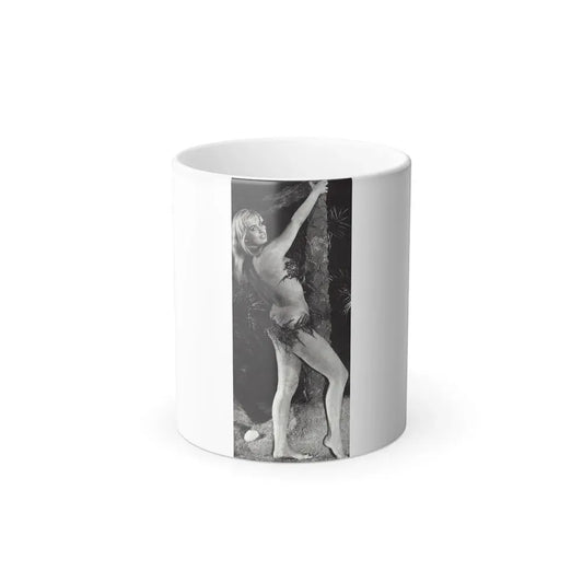 Barbara Valentin #07 (Vintage Female Icon) Color Changing Coffee Mug 11oz - Go Mug Yourself