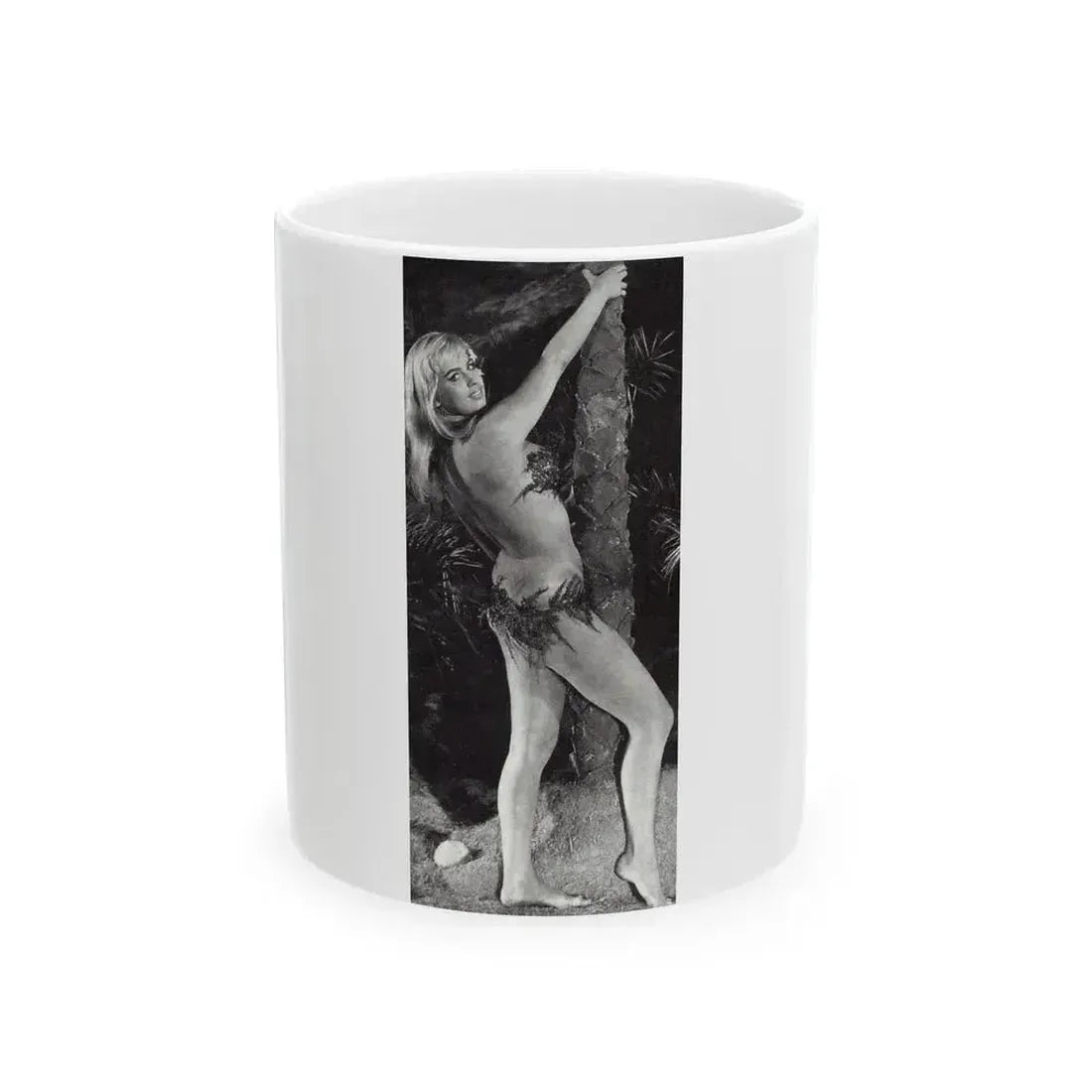 Barbara Valentin #07 (Vintage Female Icon) White Coffee Mug 11oz - Go Mug Yourself