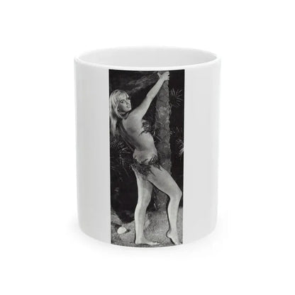 Barbara Valentin #07 (Vintage Female Icon) White Coffee Mug 11oz - Go Mug Yourself