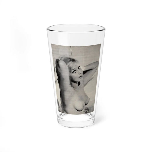 Barbara Valentin #09 - Topless (Vintage Female Icon) Pint Glass 16oz-16oz-Go Mug Yourself