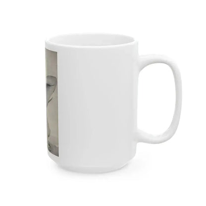 Barbara Valentin #09 - Topless (Vintage Female Icon) White Coffee Mug - Go Mug Yourself