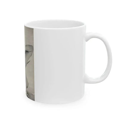 Barbara Valentin #09 - Topless (Vintage Female Icon) White Coffee Mug - Go Mug Yourself