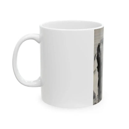 Barbara Valentin #09 - Topless (Vintage Female Icon) White Coffee Mug - Go Mug Yourself