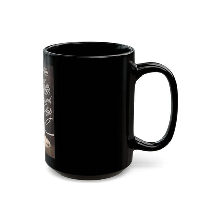 Barbara Valentin #14 (Vintage Female Icon) Black Coffee Mug-Go Mug Yourself