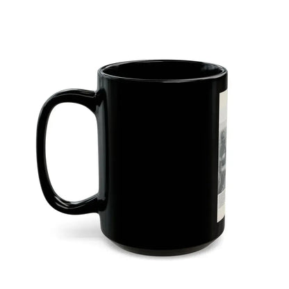 Barbara Valentin #16 - 2 Pics (Vintage Female Icon) Black Coffee Mug - Go Mug Yourself