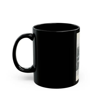 Barbara Valentin #16 - 2 Pics (Vintage Female Icon) Black Coffee Mug - Go Mug Yourself