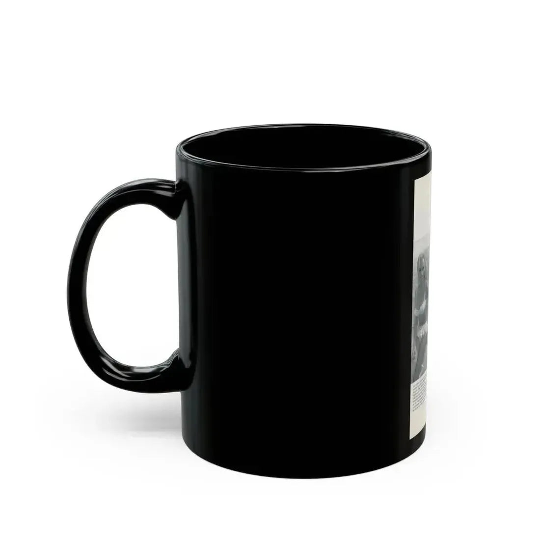 Barbara Valentin #16 - 2 Pics (Vintage Female Icon) Black Coffee Mug - Go Mug Yourself