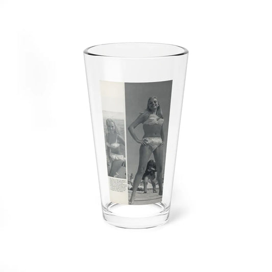 Barbara Valentin #16 - 2 Pics (Vintage Female Icon) Pint Glass 16oz-16oz-Go Mug Yourself