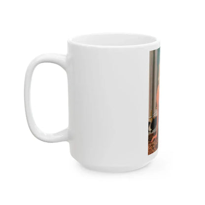 Barbara Valentin #17 (Vintage Female Icon) White Coffee Mug - Go Mug Yourself