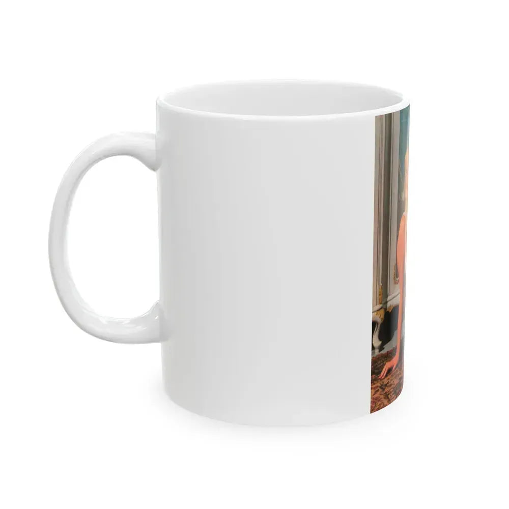 Barbara Valentin #17 (Vintage Female Icon) White Coffee Mug - Go Mug Yourself