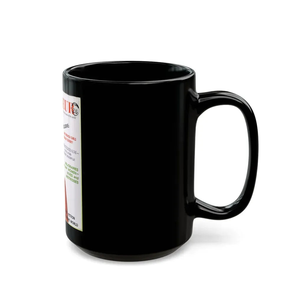 Barbara Valentin #21 - Mag. Cover (Vintage Female Icon) Black Coffee Mug - Go Mug Yourself
